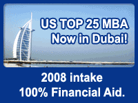 Earn your top ranked US MBA and a global career in Dubai